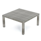 Ensemble de conversation pour patio extérieur Cannes Subrella 5 pièces avec table et club de jardin