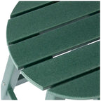 Tabourets de comptoir ronds d'extérieur Polytrends Laguna HDPE tous temps, 24 pouces (ensemble de 2)