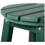 Tabourets de comptoir ronds d'extérieur Polytrends Laguna HDPE tous temps, 24 pouces (ensemble de 2)