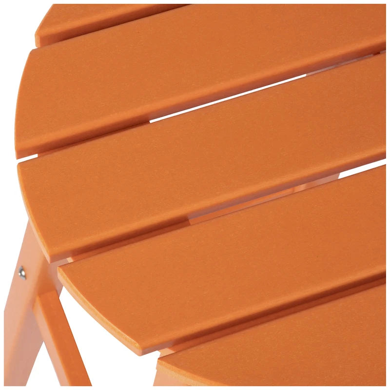 Tabourets de comptoir ronds d'extérieur Polytrends Laguna HDPE tous temps, 24 pouces (ensemble de 2)