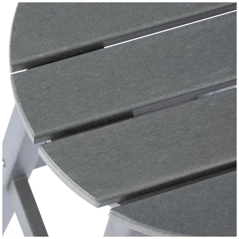 Tabourets de comptoir ronds d'extérieur Polytrends Laguna HDPE tous temps, 24 pouces (ensemble de 2)