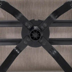 Tabourets de bar pivotants d'extérieur VredHom, revêtement en textilene Sunbrella - 51 cm (L) x 112,5 cm (H)