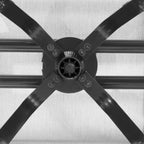 Tabourets de bar pivotants d'extérieur VredHom, revêtement en textilene Sunbrella - 51 cm (L) x 112,5 cm (H)
