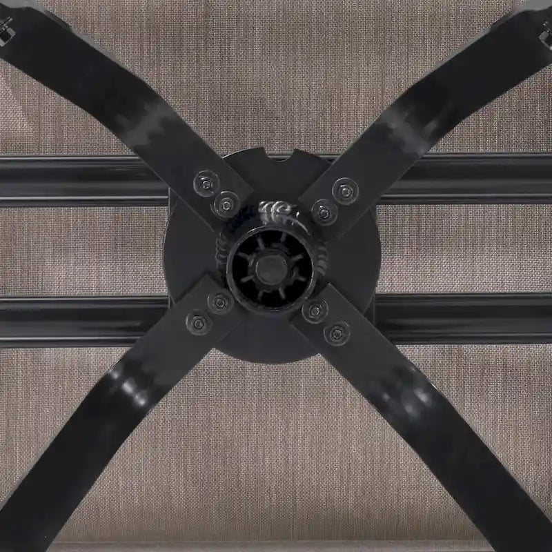 Tabourets de bar pivotants d'extérieur VredHom, revêtement en textilene Sunbrella - 51 cm (L) x 112,5 cm (H)