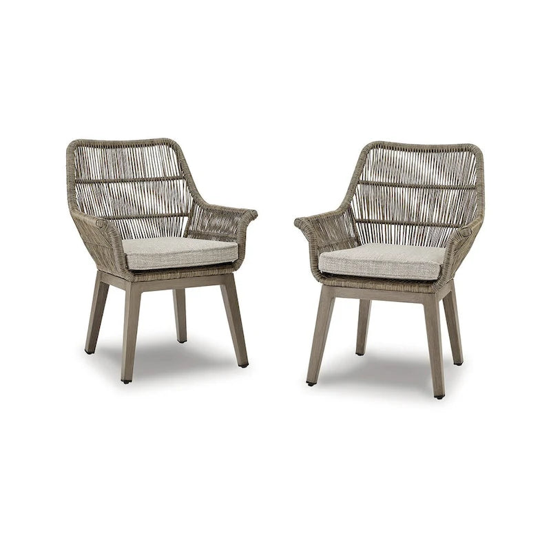 Ensemble de jardin 7 pièces beige « Beach Front » de Signature Design by Ashley - 42 po L x 71/94 po P x 30 po H