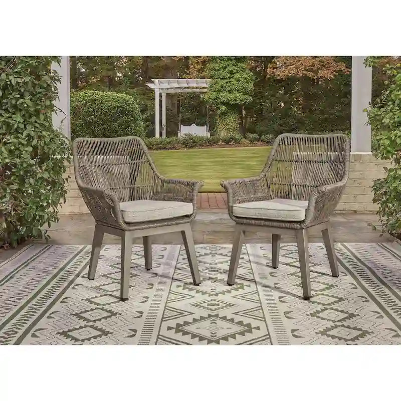 Ensemble de jardin 7 pièces beige « Beach Front » de Signature Design by Ashley - 42 po L x 71/94 po P x 30 po H