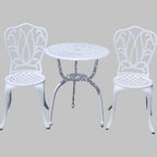 Ensemble de patio en aluminium moulé, mobilier de jardin extérieur en métal