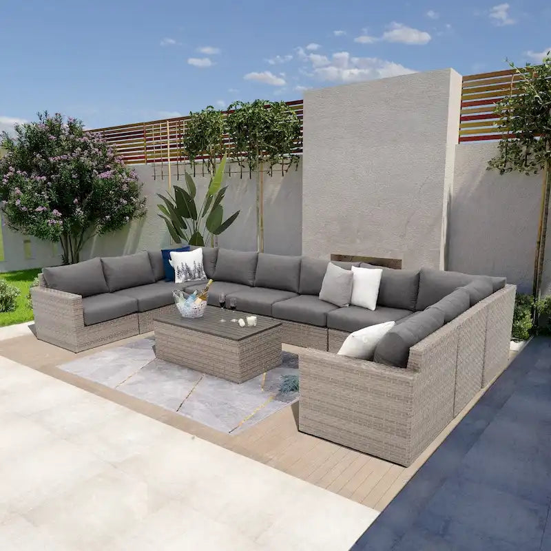 Canapé d'angle Avalon Bay 11 pièces avec assise profonde