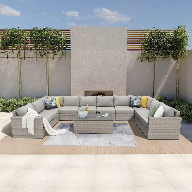 Canapé d'angle Avalon Bay 11 pièces avec assise profonde