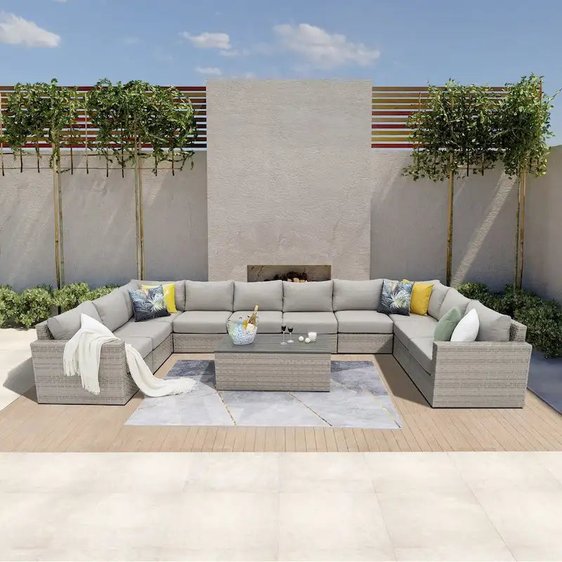Canapé d'angle Avalon Bay 11 pièces avec assise profonde