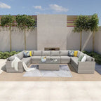 Canapé d'angle Avalon Bay 11 pièces avec assise profonde