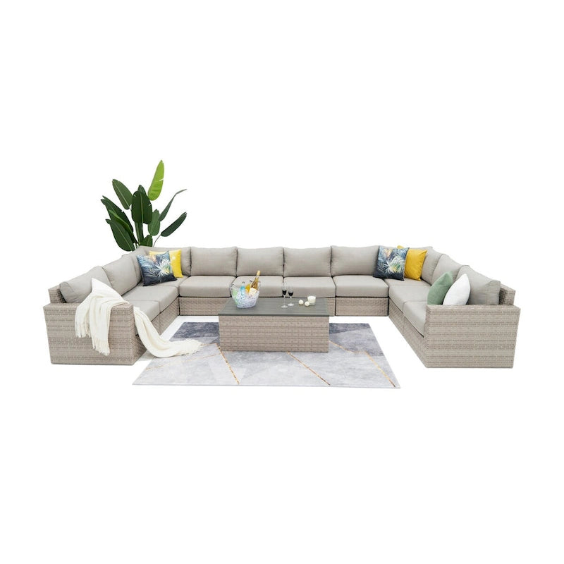 Canapé d'angle Avalon Bay 11 pièces avec assise profonde