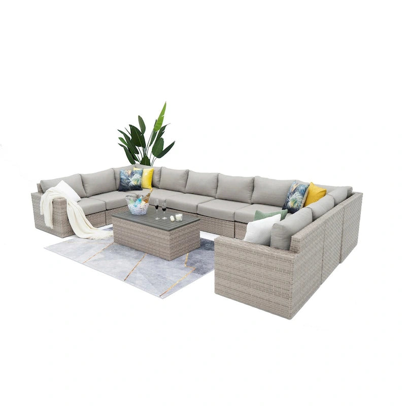 Canapé d'angle Avalon Bay 11 pièces avec assise profonde