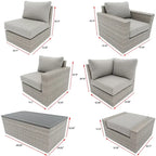 Canapé d'angle Avalon Bay 11 pièces avec assise profonde