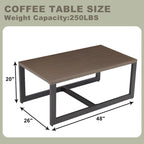Table basse d'extérieur