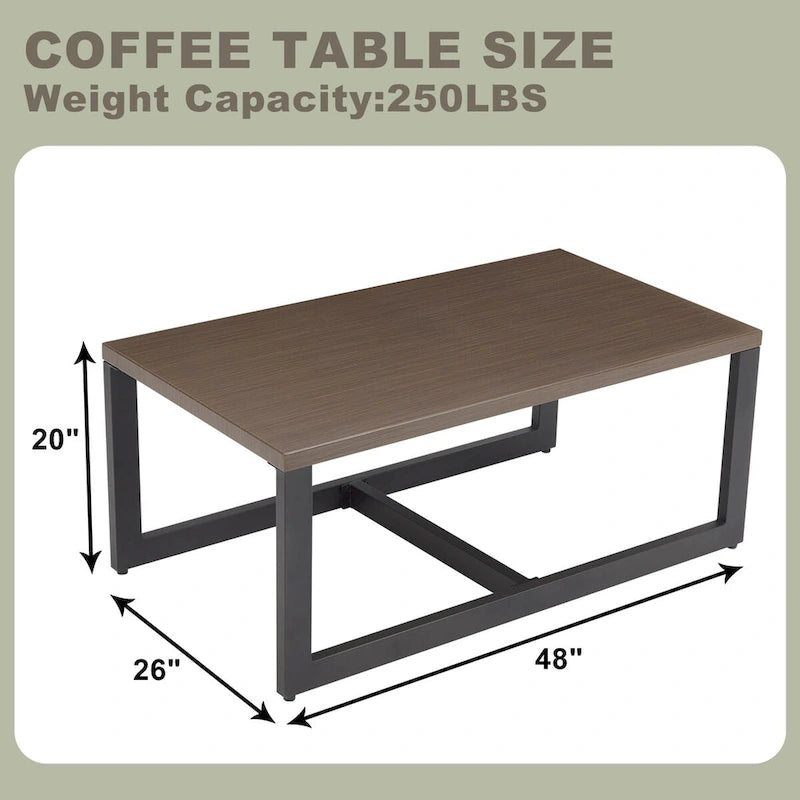 Table basse d'extérieur