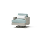 Ensemble de salon de jardin Portofino Comfort 8 pièces Sunbrella avec foyer intégré