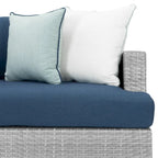 Ensemble de salon de jardin Portofino Comfort 8 pièces Sunbrella avec foyer intégré
