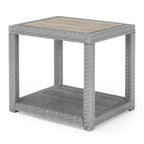 Ensemble de salon de jardin Portofino Comfort 8 pièces Sunbrella avec foyer intégré