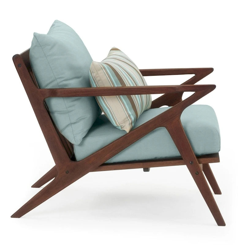 Ensemble de salon de jardin Vaughn Sunsharp 5 pièces - Bleu Bliss