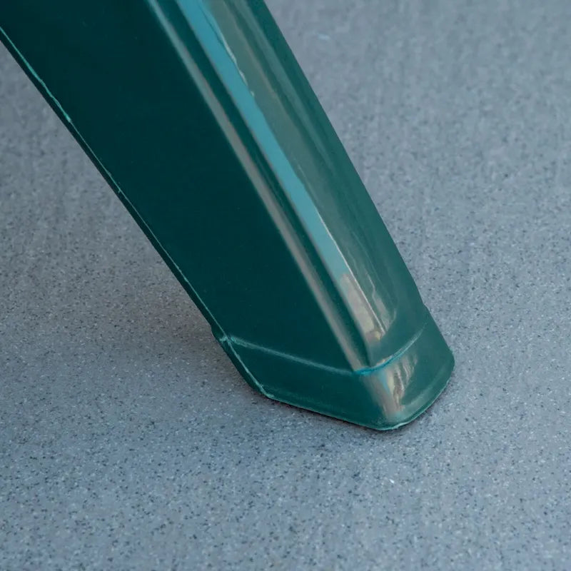 Table de patio ronde en plastique de 92 cm de diamètre avec trou pour parasol, table de bistrot d'extérieur, idéale pour un bar, un jardin, une cour, une piscine ou tout autre espace extérieur.
