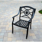 Ensemble de salle à manger d'extérieur Ten Star 11 pièces (avec 2 fauteuils pivotants à bascule) avec coussins et table extensible rectangulaire 42 x 92/42 x 120