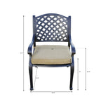 Ensemble de salle à manger d'extérieur Nassau 11 pièces avec coussins sésame et table de salle à manger rectangulaire extensible 42 x 92 / 42 x 120