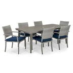 Ensemble de jardin Portofino Casual 13 pièces Sunbrella avec foyer intégré