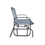 Fauteuil à bascule d'extérieur Tolentino 2 places marron