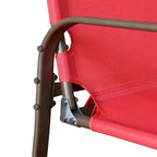 Fauteuil à bascule d'extérieur Tolentino 2 places marron
