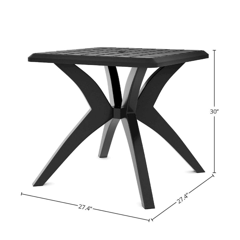 Table de patio d'extérieur Marcella