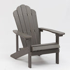 Chaises Adirondack pliantes d'extérieur grises - 2,74 m x 3,66 m