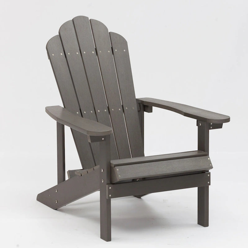 Chaises Adirondack pliantes d'extérieur grises - 2,74 m x 3,66 m