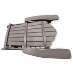 Chaises Adirondack pliantes d'extérieur grises - 2,74 m x 3,66 m