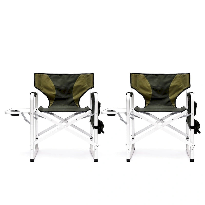 Chaises de réalisateur surdimensionnées, légères et pliantes en 2 pièces
