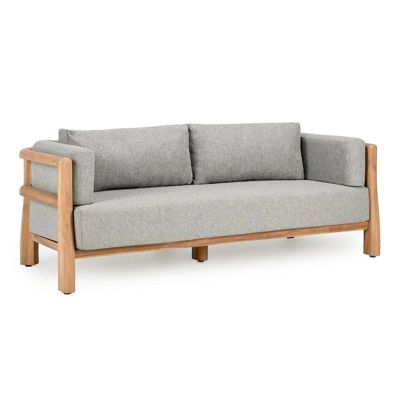 Canapé d'extérieur en bois de teck Classic Home Aston