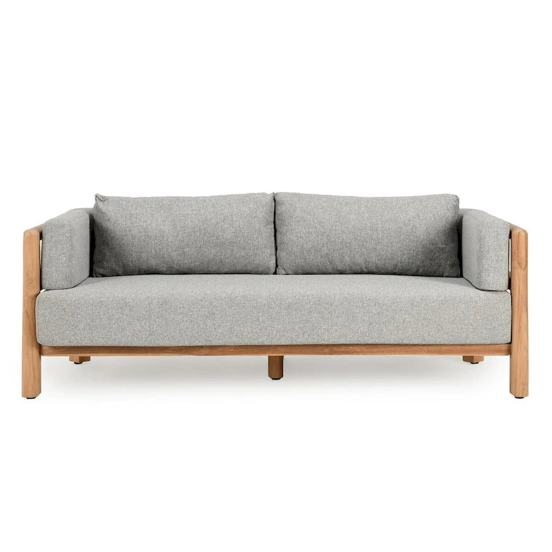 Canapé d'extérieur en bois de teck Classic Home Aston