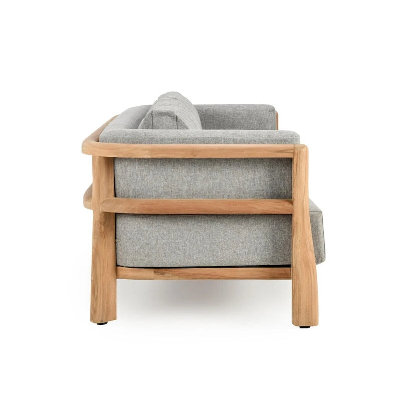 Canapé d'extérieur en bois de teck Classic Home Aston