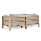 Canapé d'extérieur en bois de teck Classic Home Aston