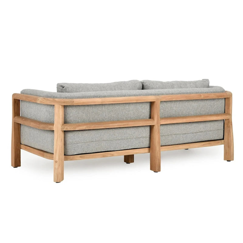 Canapé d'extérieur en bois de teck Classic Home Aston