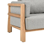 Canapé d'extérieur en bois de teck Classic Home Aston
