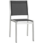 Ensemble de salle à manger d'extérieur Shore 7 pièces en aluminium