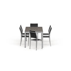 Ensemble de salle à manger d'extérieur Shore 7 pièces en aluminium