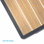 Ensemble de salle à manger d'extérieur HIGOLD Nofi 5 pièces en aluminium, couleur anthracite mat