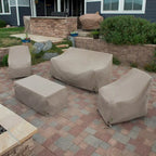 Housse de chaise longue de patio Modern Leisure Garrison, imperméable, 65 cm (L) x 28 cm (l) x 29 cm (H), grès