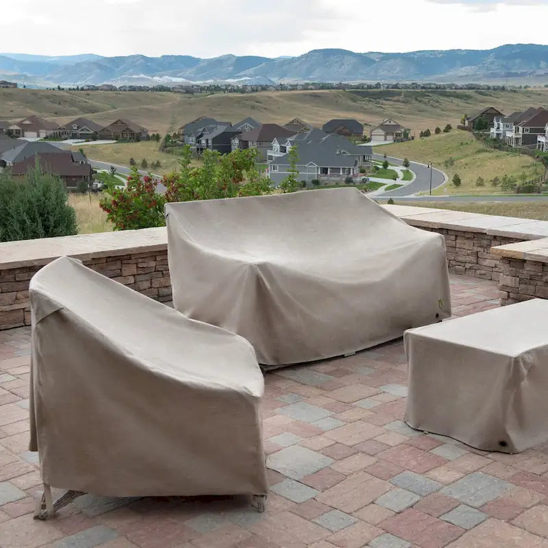 Housse de chaise longue de patio Modern Leisure Garrison, imperméable, 65 cm (L) x 28 cm (l) x 29 cm (H), grès