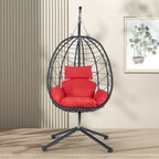 Fauteuil suspendu œuf d'intérieur/extérieur avec coussin