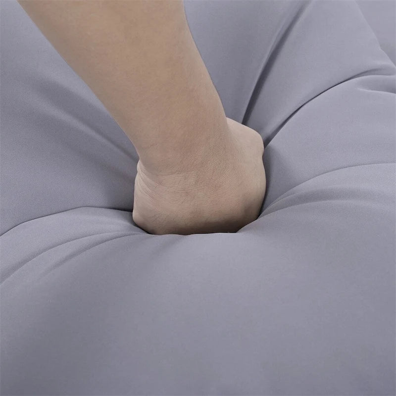 Canapé-balançoire d'extérieur monobloc en corde tressée avec coussins moelleux