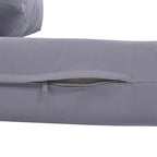 Canapé-balançoire d'extérieur monobloc en corde tressée avec coussins moelleux