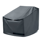 Housse de luxe pour fauteuil de jardin Cannes 5 pièces en polyester gris